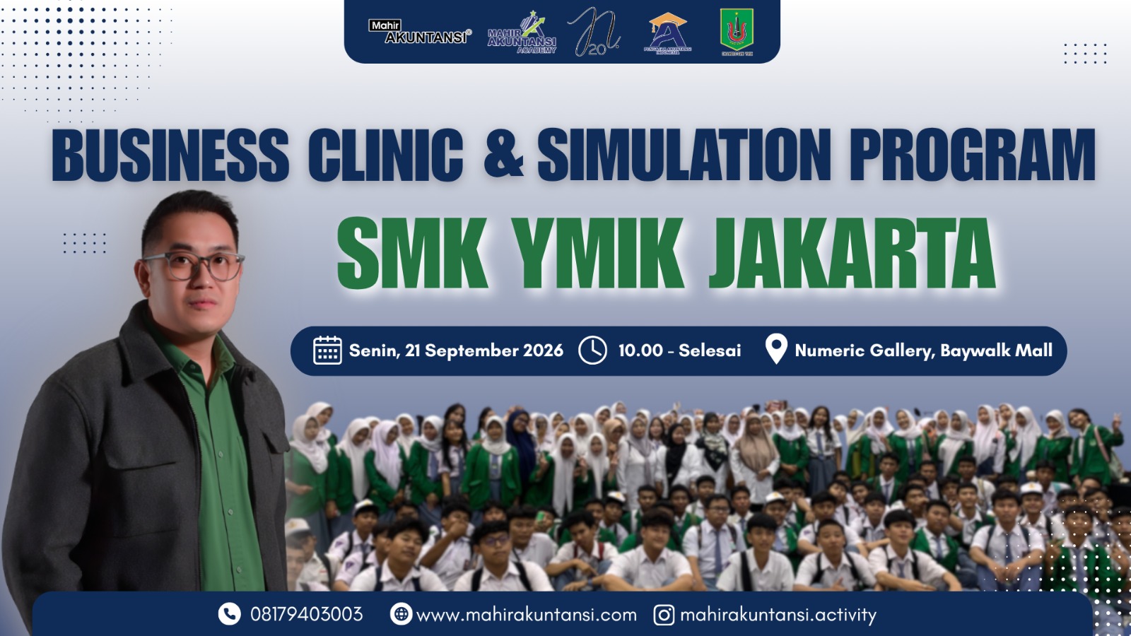 LITERASI KEUANGAN "BUSINESS CLINIC AND SUMULATION" PROGRAM YANG DISENGARAKAN OLEH MAHIR AKUNTANSI